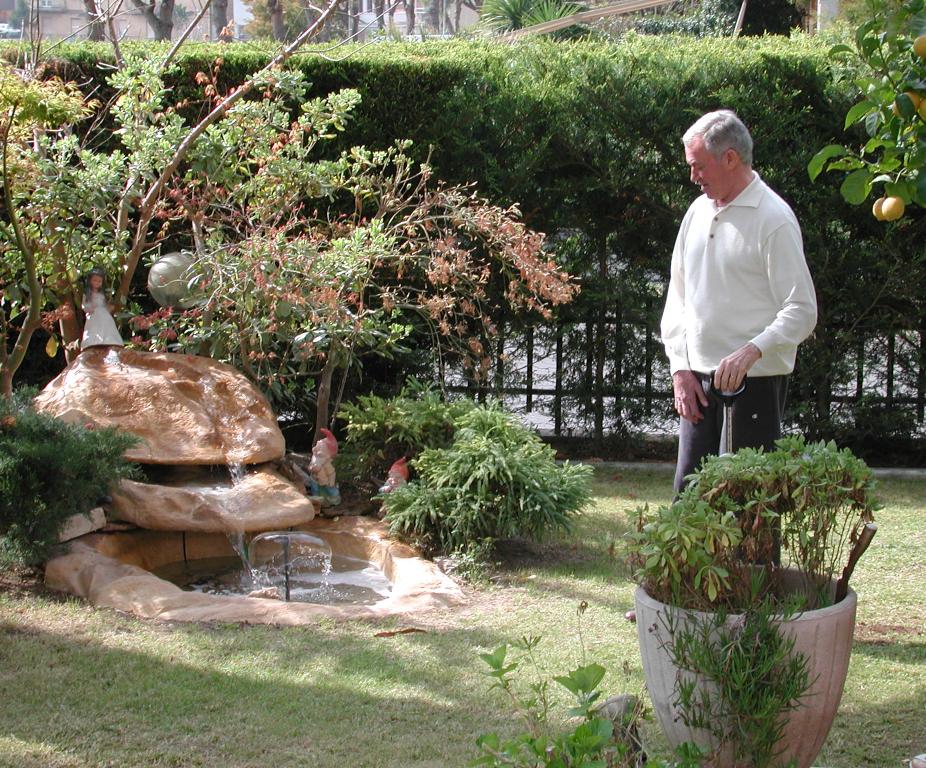 Una bella giornata assolata di Marzo 02 nel nostro giardino.